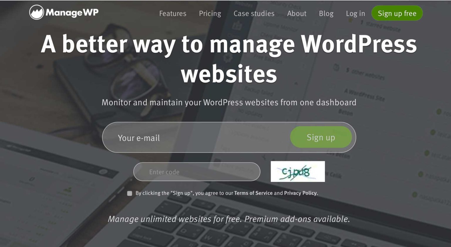 Managewp meilleurs outils de surveillance WordPress