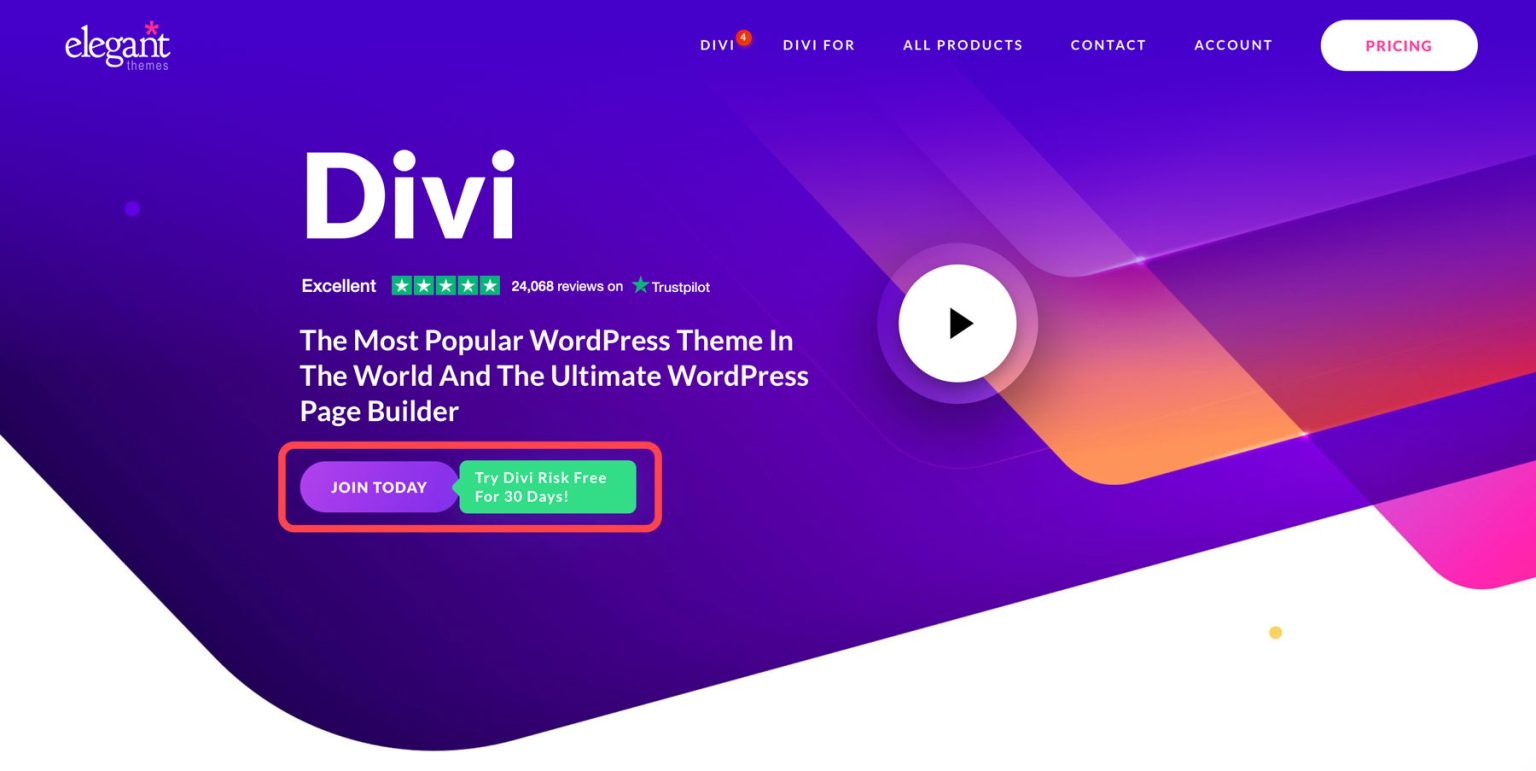 Divi WordPress teması