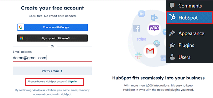 Install the HubSpot Plugin