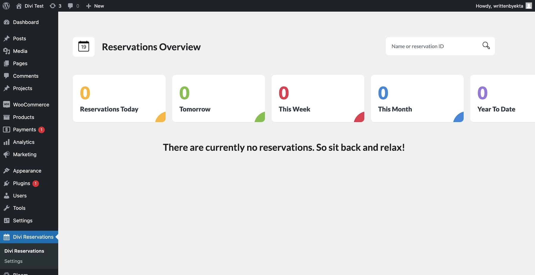 การวิเคราะห์การจอง Divi