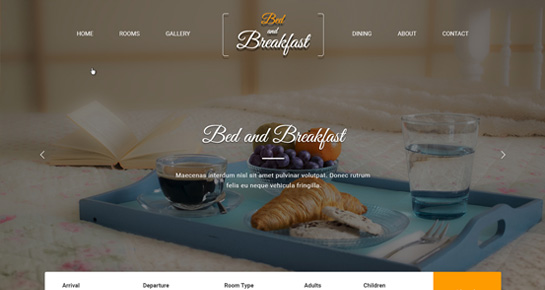 Tema WordPress per bed and breakfast