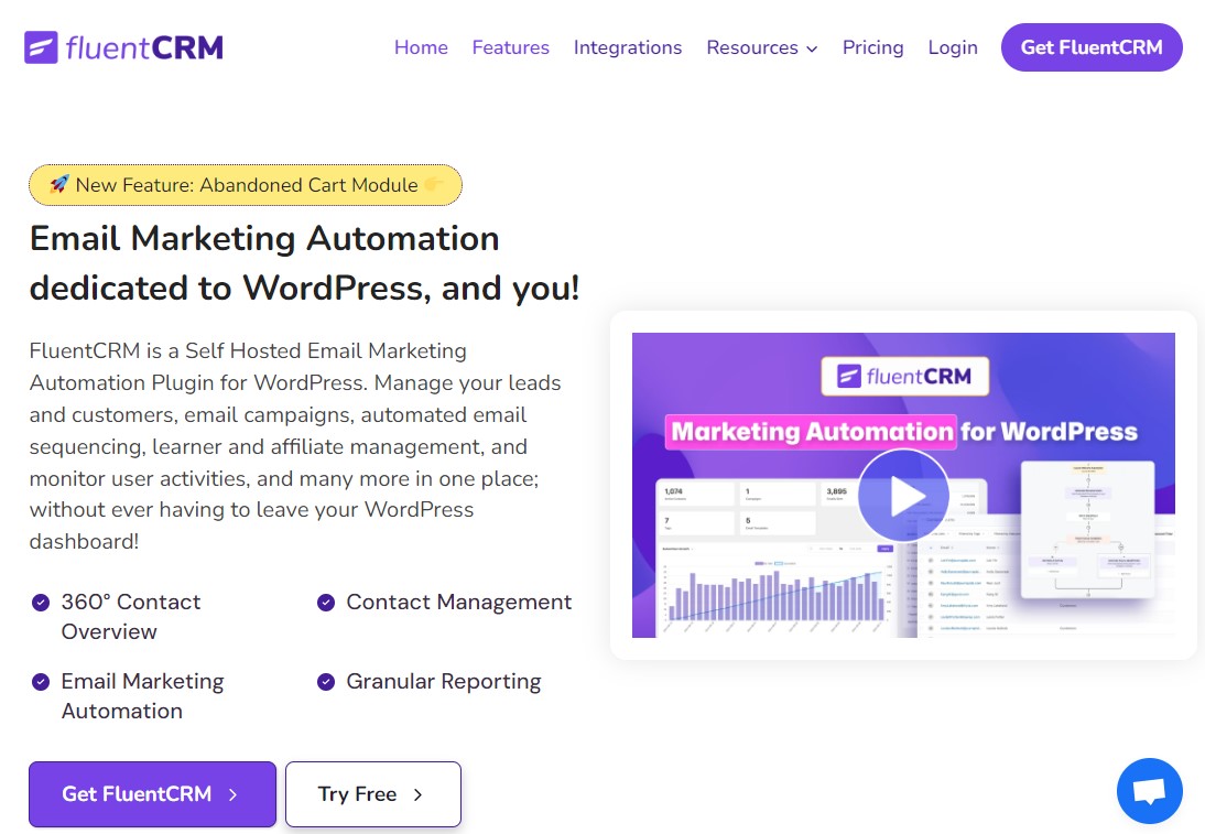 FluentCRM: automação de marketing para WordPress