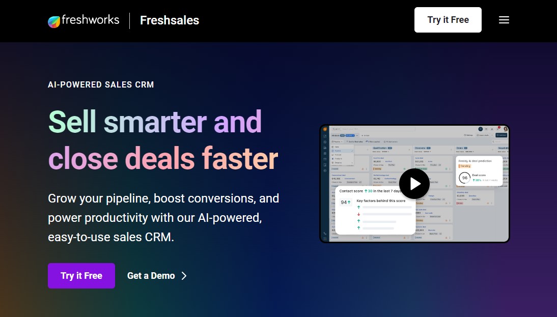 Freshsales：簡化的銷售 CRM 解決方案