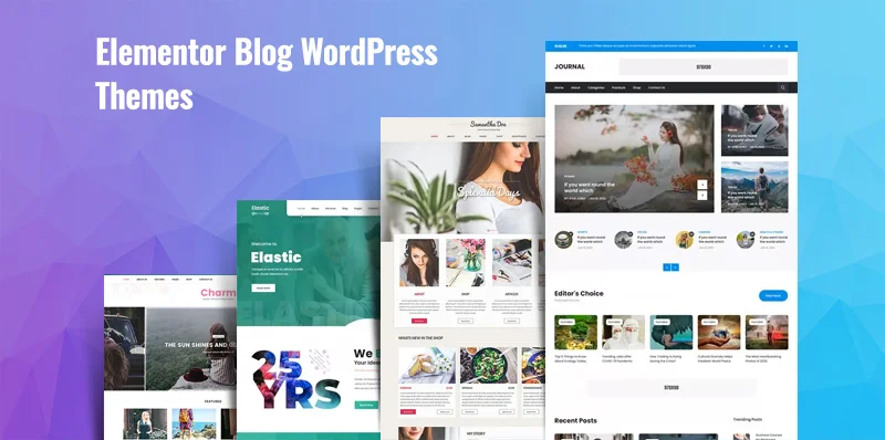 Temas y plantillas de WordPress para blogs premium de Elementor