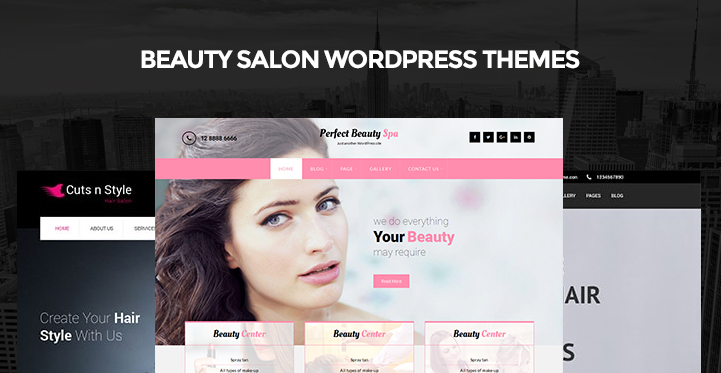 modèles de sites Web de salon de beauté