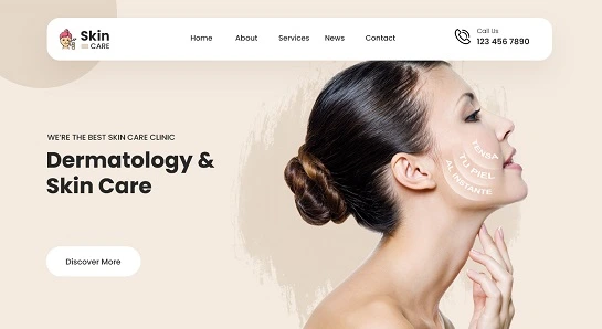 Thème WordPress pour clinique de peau