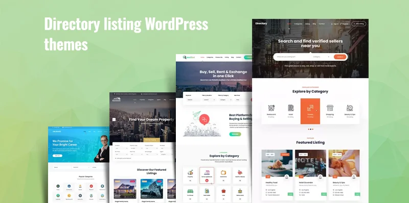 ไดเรกทอรีระดับพรีเมียมแสดงรายการธีมและเทมเพลต WordPress