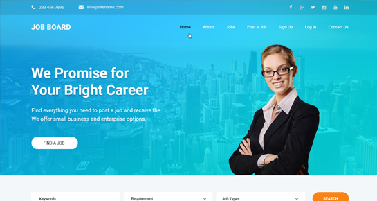 WordPress-Theme für das Jobportal