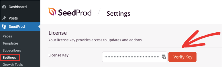 seedprod license key