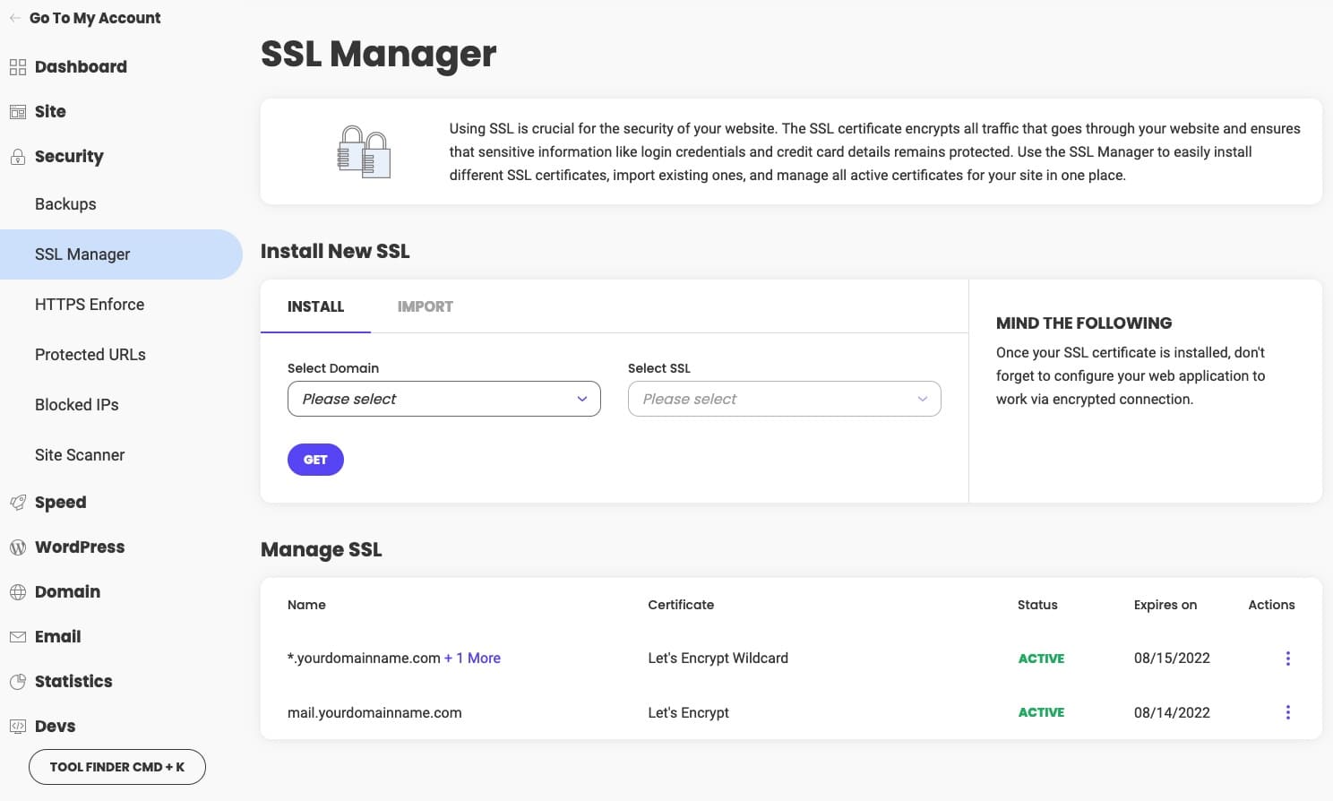 Fügen Sie ein SSL-Zertifikat mit Siteground hinzu