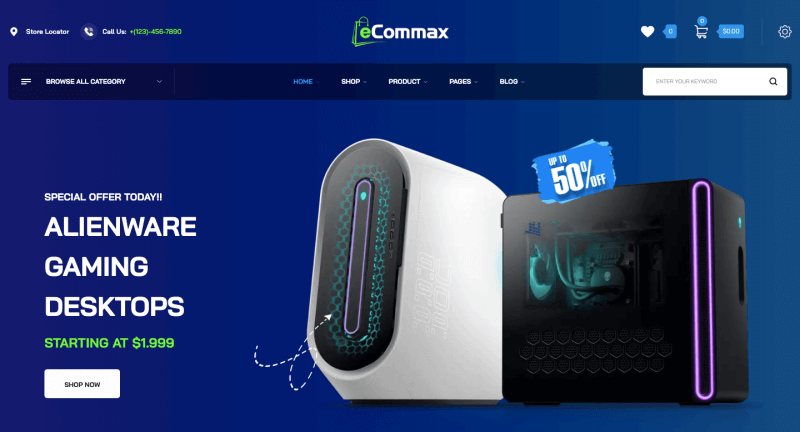 ecommax-카탈로그-wp-테마