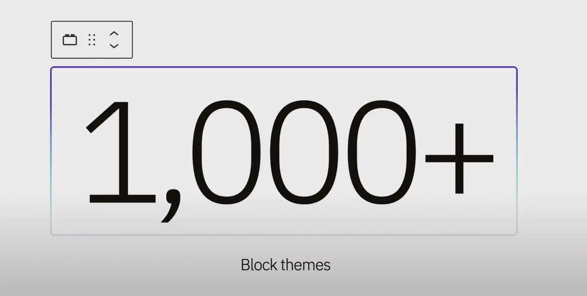 1000 ブロックのテーマ