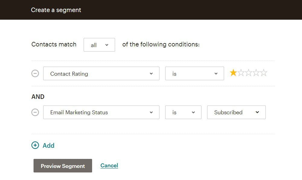 Engagement Mailchimp'e Göre Listeleri Temizleyin