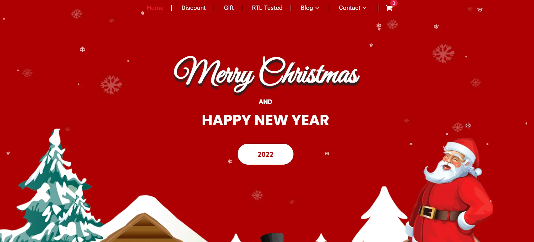 SKT クリスマス WordPress テーマ