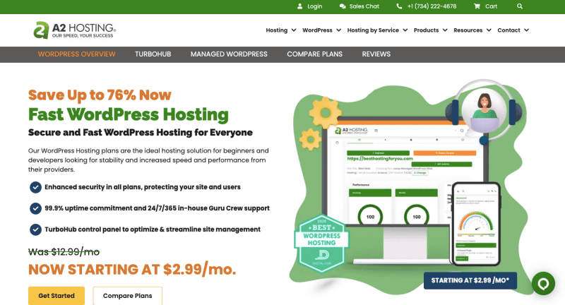 a2hosting-hosting-sin fines de lucro