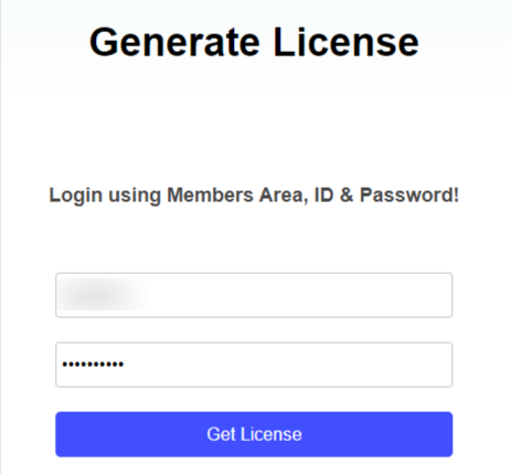 License Login