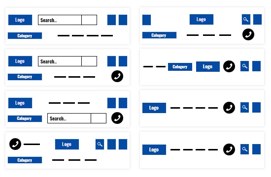 Drone Header Layouts