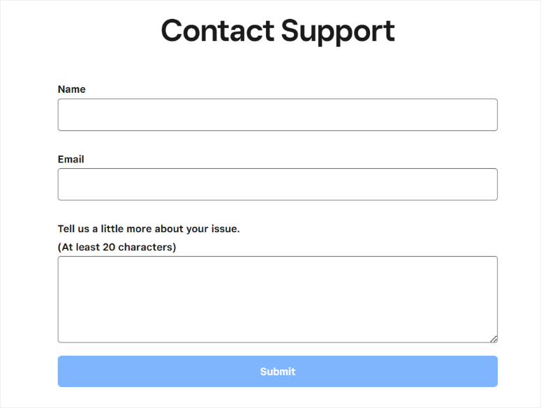 weebly contact form