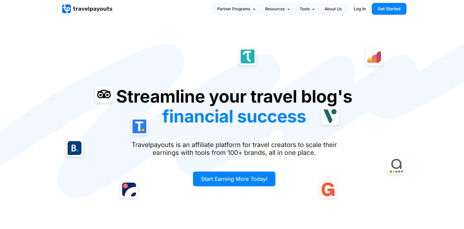 Travelpayouts 的插圖，這是一個旅遊預訂 WordPress 插件，具有 11 個可自訂的航班表。