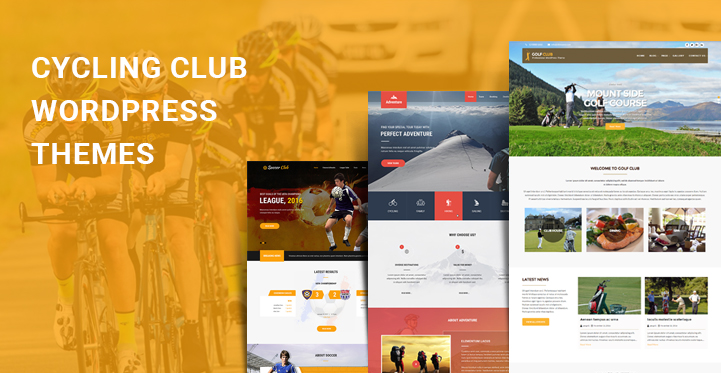 Temas do WordPress de clube de bicicleta