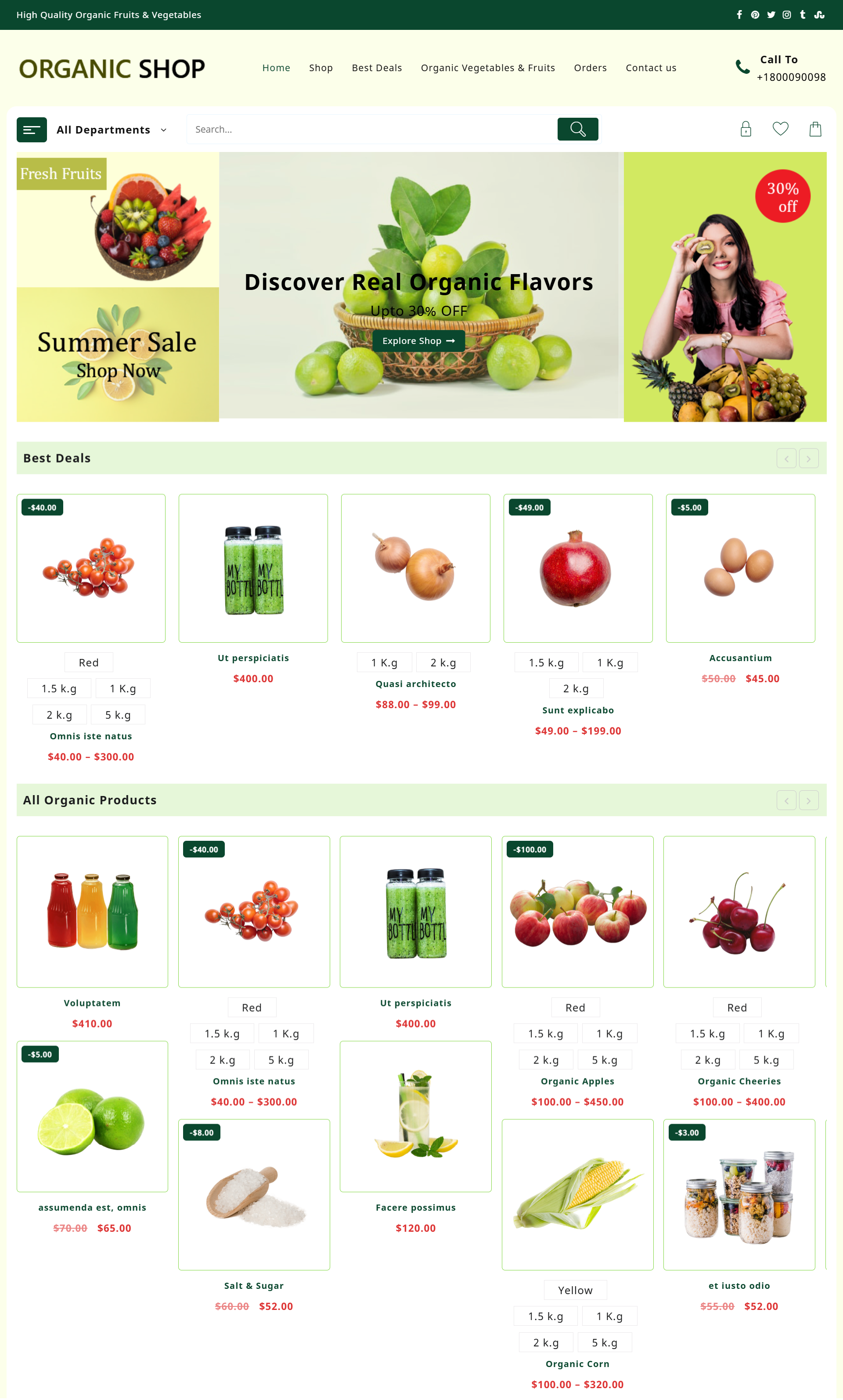 Organic Shop – Just another ThemeHunk WP Themes site 02 07 2025 04 58 PM