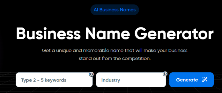 dreamhost business name generator