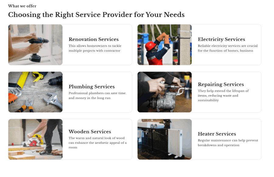 Maintenance Services