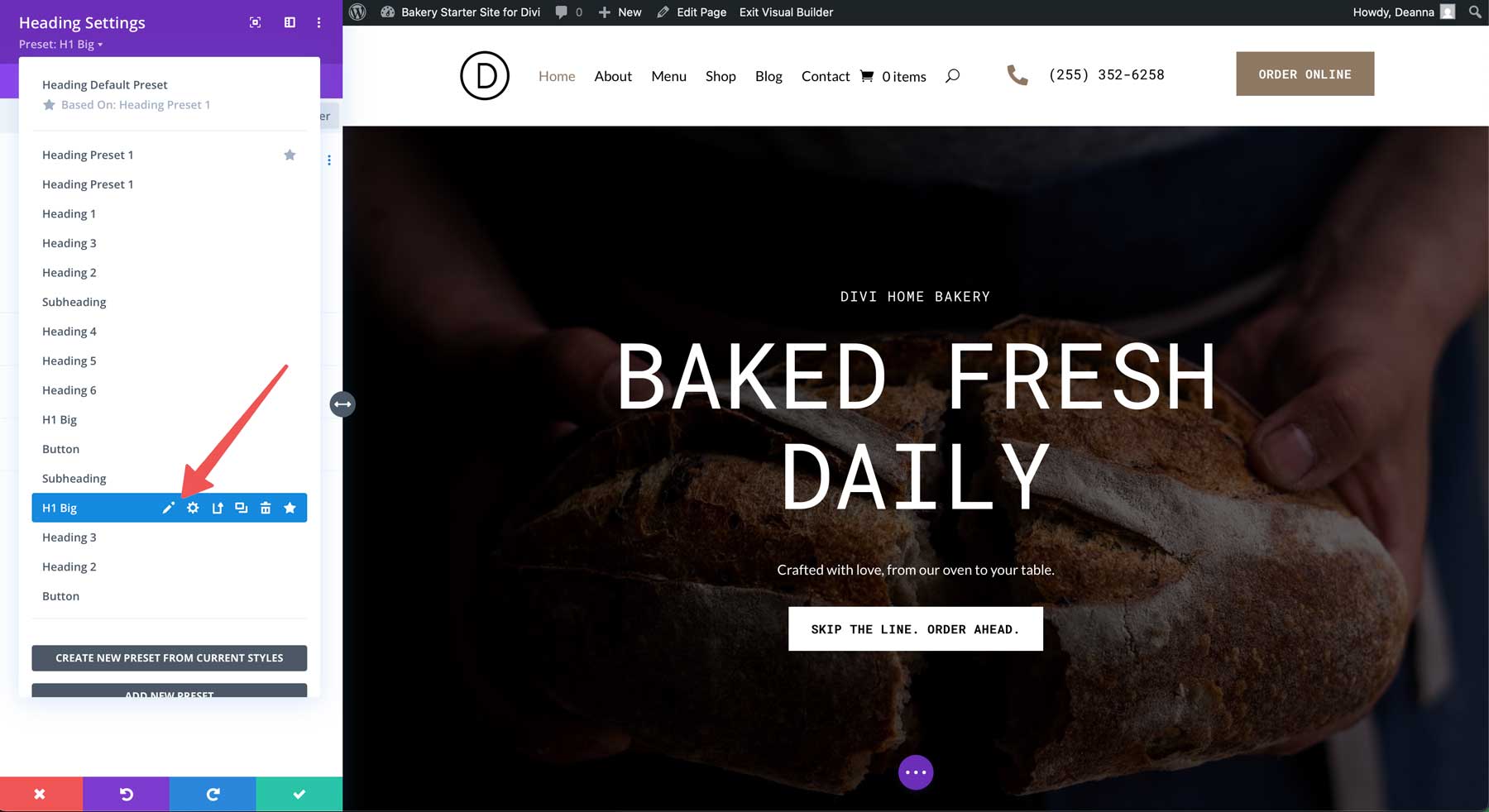 Situs starter toko roti untuk divi