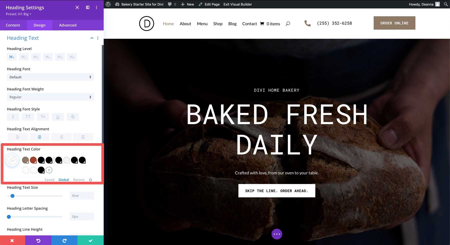 Situs starter toko roti untuk divi