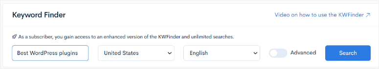 lowfruits kw finder