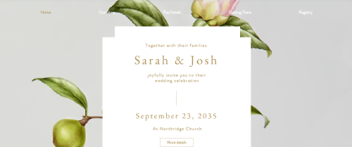 Sarah & Josh Vorlage