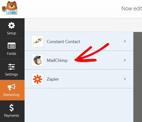 Crear campos personalizados de MailChimp - Configuración del complemento de MailChimp