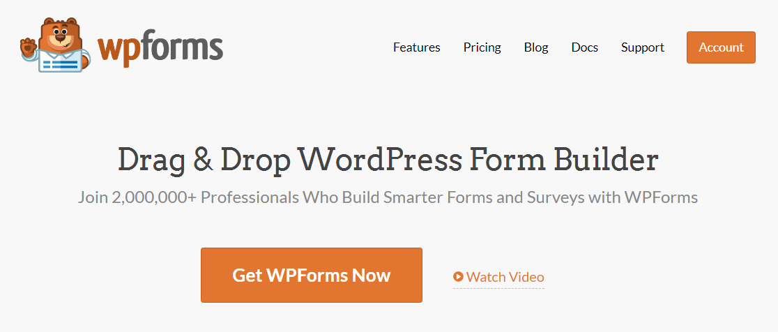 wpforms ทางเลือกที่ดีที่สุดในการติดต่อแบบฟอร์ม7