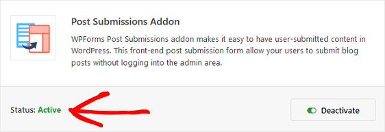 WPForms Post Submissions Addon