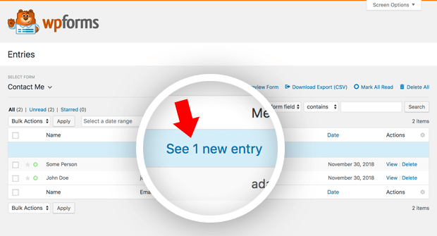 WPForms Entri Detak Jantung