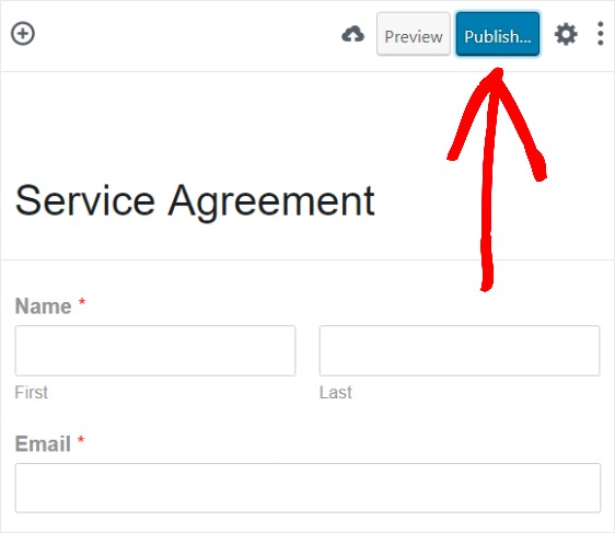 publier un contrat wordpress en ligne