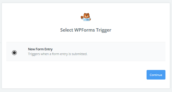 wpforms + trigger zapier