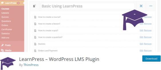 Плагин LearnPress для WordPress