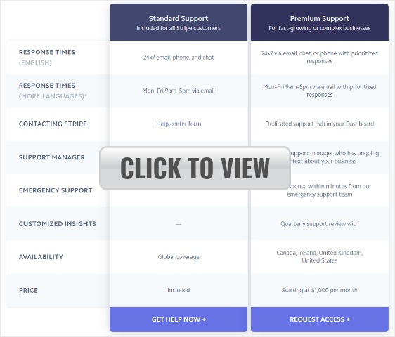 stripe-standard-vs-premium-support-klik