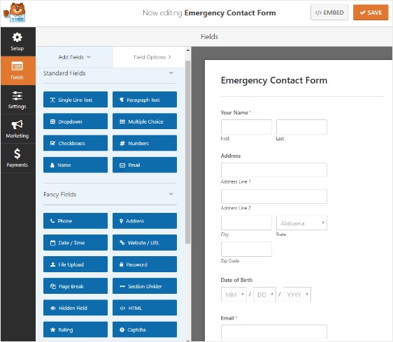 informasi-kontak-darurat-di-wordpress