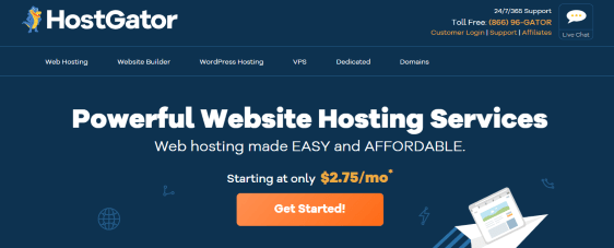 HostGator hosting condiviso