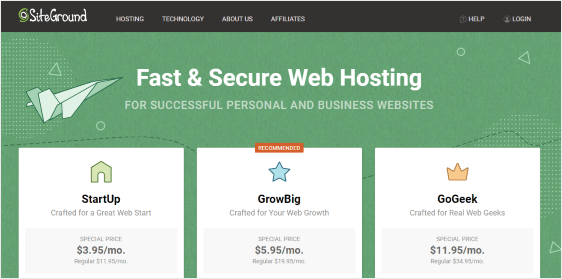 SiteGround-Shared-Hosting