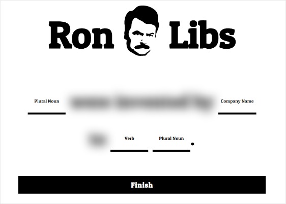 Formularz w stylu mad libs