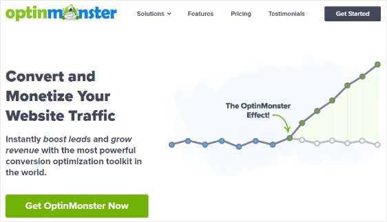 Optinmonster เติบโตการลงทะเบียนเว็บไซต์สมาชิก