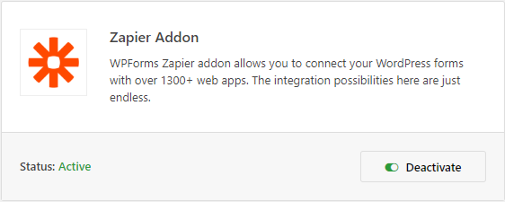 zapier addon untuk membuat bentuk pipedrive wordpress