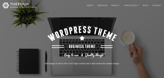 Il tema Four WordPress