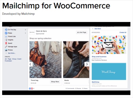 woocommerce için mailchimp