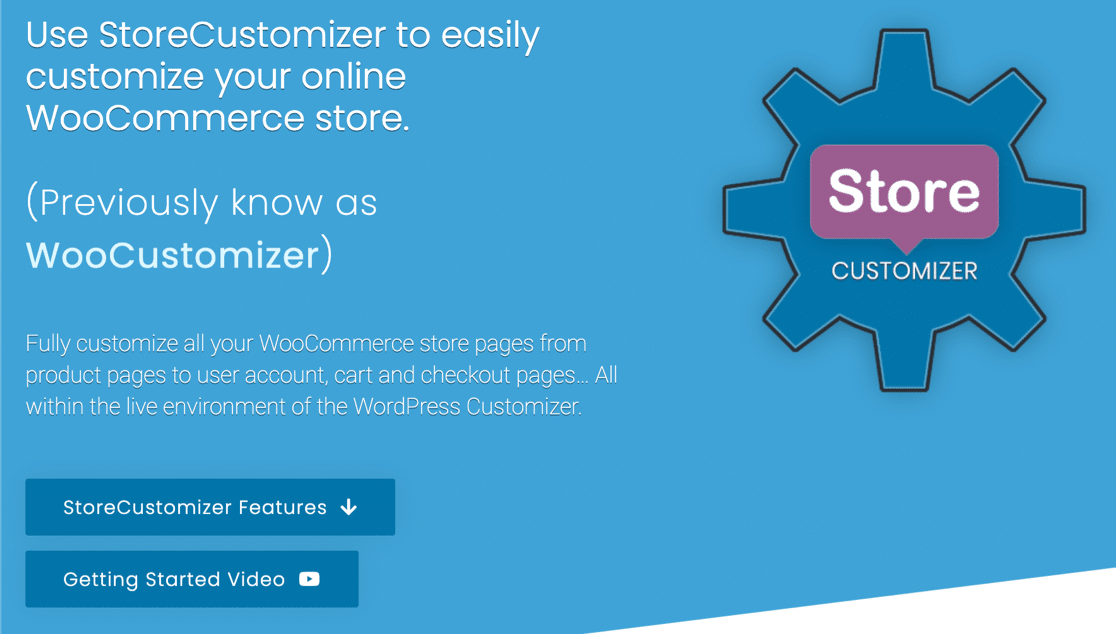 ปลั๊กอิน StoreCustomizer สำหรับ WooCommerce