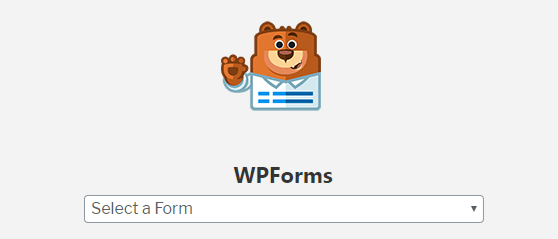 Wählen Sie ein benutzerdefiniertes Airtable-Formular aus der WPForms-Dropdown-Box