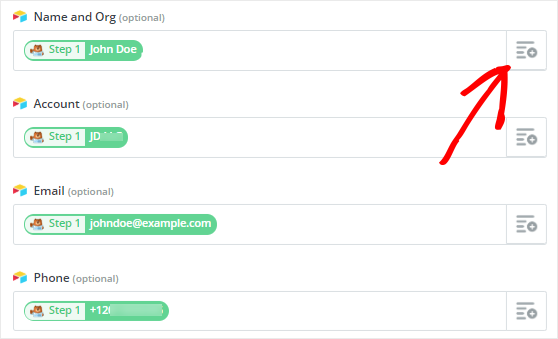 Buat template untuk mengambil data dari formulir Airtable Kustom